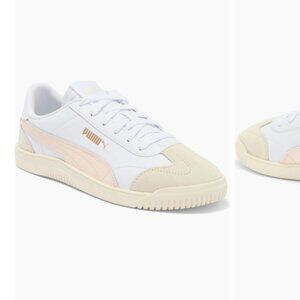 NWT Puma Club 5V5 Sneaker White-Rosebay-Puma Gold